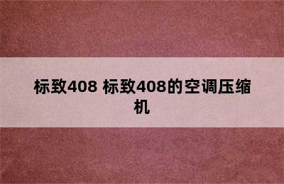 标致408 标致408的空调压缩机